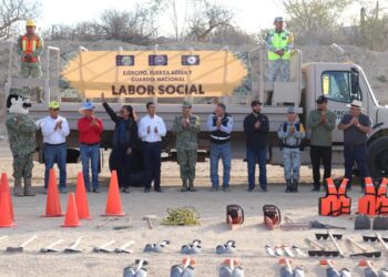 Realizan jornada de limpieza y atención social colonia Gastélum, en Cabo San Lucas