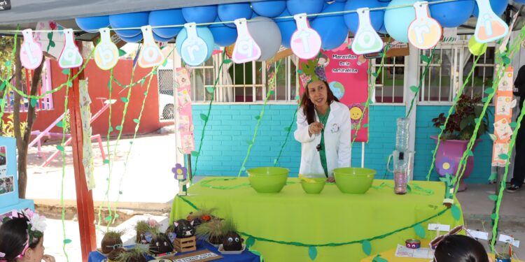 Realizan proyecto de ciencias en el Jardín de Niños “Benito Beltrán Beltrán”