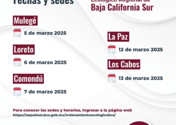 Realizarán encuentros para socializar la Consulta Pública de Ordenamiento Ecológico Regional de BCS