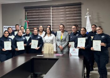 Finalizan Policías Estatales un curso en materia de Violencia de Género