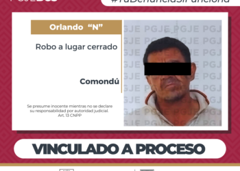 POR ROBO A LUGAR CERRADO QUEDA EN PRISIÓN PREVENTIVA JUSTIFICADA 