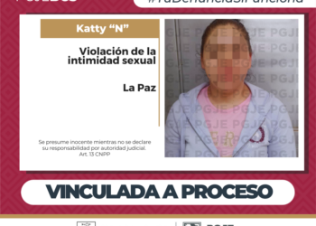 LOGRA PGJE VINCULACIÓN A PROCESO CONTRA KATTY “N” POR VIOLACIÓN A LA INTIMIDAD SEXUAL 