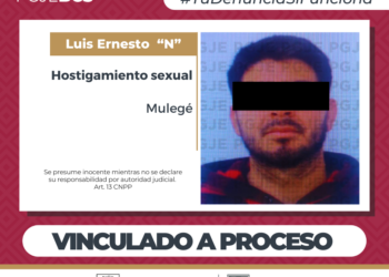 POR HOSTIGAMIENTO SEXUAL QUEDA EN PRISIÓN PREVENTIVA 