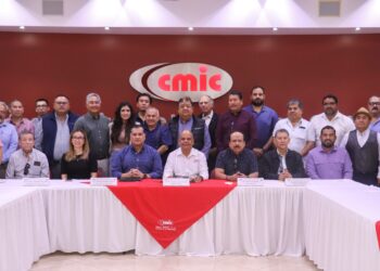 Se reúne Secretario de Gobierno, con la Cámara Mexicana de la Industria de la Construcción