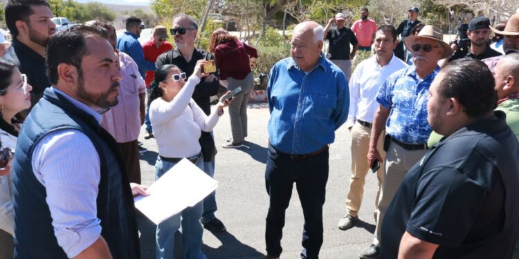 Recorre Castro Cosío, obra del Puente Santa Cruz, en Los Cabos