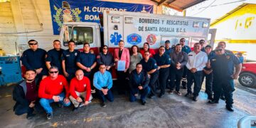 NOMBRAN EL CUARTEL DE BOMBEROS DE SANTA ROSALÍA EN HONOR A JOSÉ RUBÉN ROMERO CASTRO