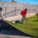 ARRANCA LA INSTALACIÓN DE PASTO SINTÉTICO EN EL CAMPO INFANTIL DE BÉISBOL EN MULEGÉ