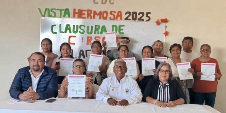 Concluye curso de elaboración de productos lácteos en el CDC Vista Hermosa