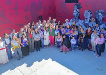 Entrega Milena Quiroga obra del Mercado Étnico, que reconoce la lucha de comunidades indígenas y afromexicanas