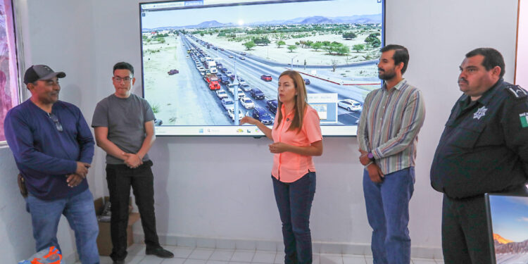 Presenta Milena Quiroga avances del Centro de Monitoreo Vial