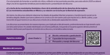 Convocan a jóvenes de nivel preparatoria al Concurso Municipal de Oratoria