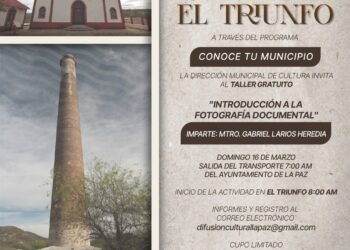 Cultura Municipal invita al Curso de Fotografía Documental en El Triunfo