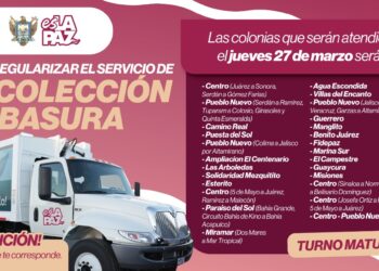 Anuncian recolección de basura para el jueves 27 de marzo