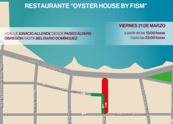 Realizarán cierre vial con motivo del evento de Equinoccio del restaurante  “Oyster House by Fism”