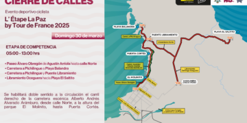 Cierre de vialidades por evento de ciclismo “L’ Étape La Paz by Tour de France”