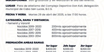 Invitan a celebrar Día del Niño con carrera pedestre en Cabo San Lucas; habrá premios en efectivo