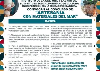 Convoca Ayuntamiento de Los Cabos a participar en el concurso “Artesanía con Materiales del Mar”
