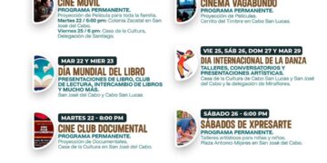 Celebran Día Internacional del Libro con actividades literarias en Cabo San Lucas