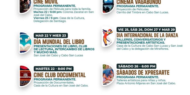 Celebran Día Internacional del Libro con actividades literarias en Cabo San Lucas