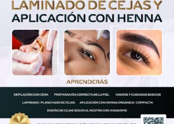 Invitan a inscribirse en el curso “Laminado de ceja y aplicación con henna” en Cabo San Lucas
