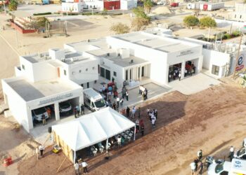 Entrega alcalde Christian Agúndez nueva Estación de Bomberos y Protección Civil en La Ribera