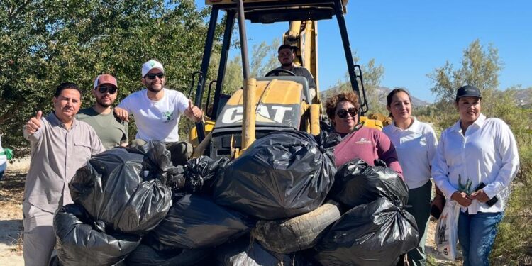 Retiran basura en arroyos colindantes con el Estero de San José del Cabo