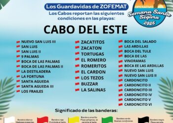 Prohíben ingreso al mar en playas de Los Cabos por presencia de mar de fondo