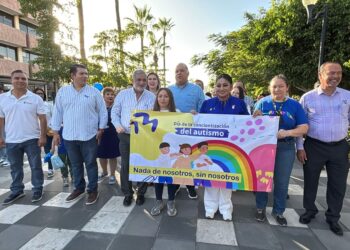 Realiza Gobierno del Estado marcha para concientizar sobre el Autismo