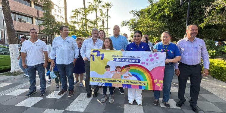 Realiza Gobierno del Estado marcha para concientizar sobre el Autismo
