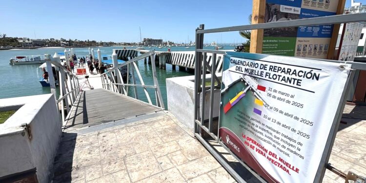 Rehabilita la Administración Portuaria de BCS muelles en el malecón de La Paz