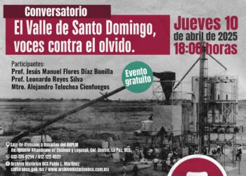Invita ISC al conversatorio de la historia del Valle de Santo Domingo