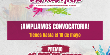 Se amplía convocatoria del Concurso Estatal de Muralismo Juvenil “Expresarte 2025”