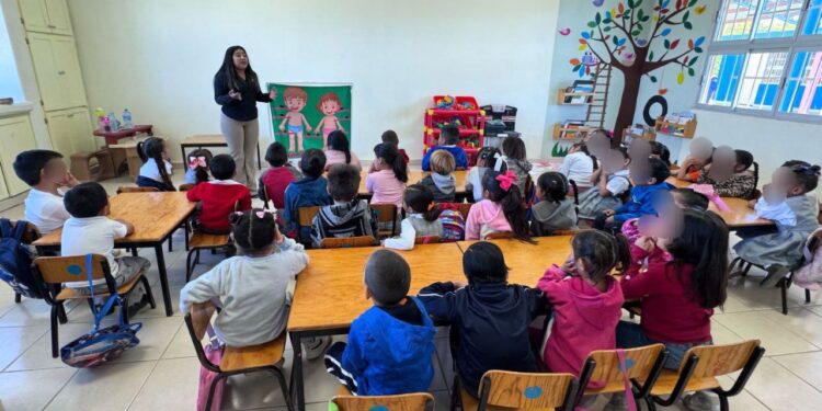 Promueve Secretaría General de Gobierno cultura de autocuidado en nivel preescolar