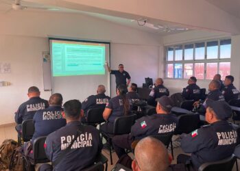 Evalúan competencias de la función policial a 250 elementos municipales