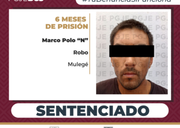 A SEIS MESES DE PRISIÓN ES SENTENCIADO MARCO POLO POR EL ROBO DE UNA CAJA DE PICK UP 