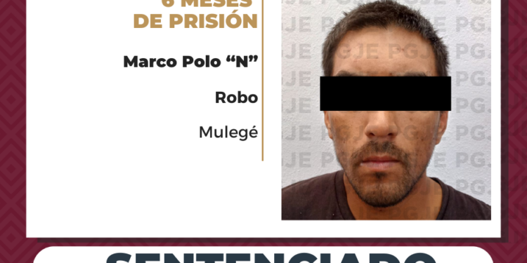 A SEIS MESES DE PRISIÓN ES SENTENCIADO MARCO POLO POR EL ROBO DE UNA CAJA DE PICK UP 