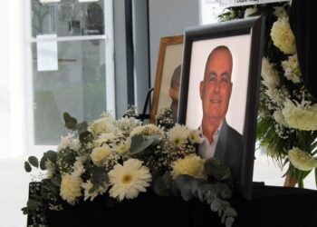 RINDE PGJE HOMENAJE AL COMANDANTE ULISES OMAR COTA MONTAÑO  