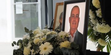 RINDE PGJE HOMENAJE AL COMANDANTE ULISES OMAR COTA MONTAÑO  