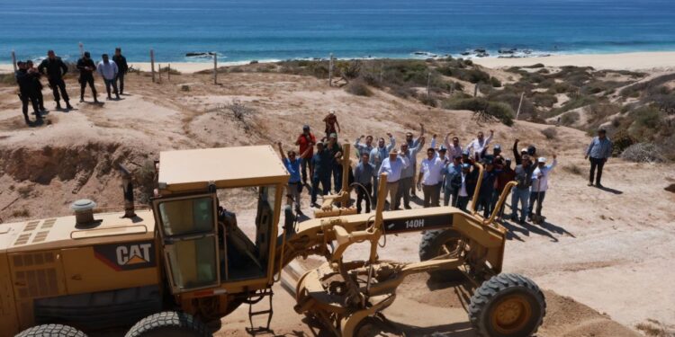 Encabeza Víctor Castro, la reapertura del camino San José del Cabo-Cabo Pulmo. “El patrimonio sudcaliforniano no se negocia”