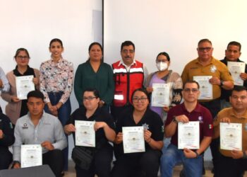 Recibe Personal de Seguridad Pública capacitación de Primeros Auxilios