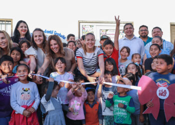 Inaugura Milena Quiroga la biblioteca infantil “Abra Palabra” en La Pasión