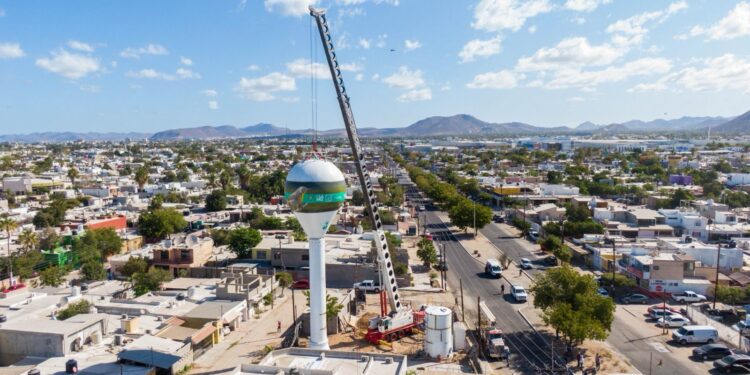 Concluye Ayuntamiento de La Paz, instalación de los primeros tanques elevados