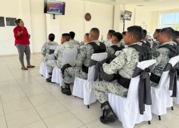 Capacitan a elementos de la Guardia Nacional en derechos humanos con perspectiva de género