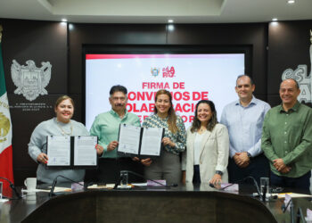Firman convenios de colaboración intersectorial para impulsar el desarrollo económico y social en La Paz