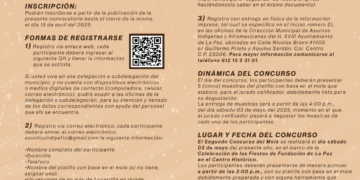 Invitan a participar en el 2do Concurso del Platillo con base en el mole