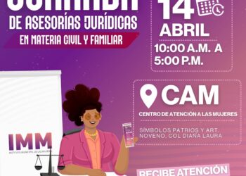 Invitan a Jornada de Asesorías Jurídicas en materia civil y familiar en La Paz