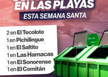 Instalará Ayuntamiento siete contenedores de basura en playas del Municipio