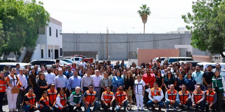 EL PODER JUDICIAL DEL ESTADO SE SUMA AL  PRIMER SIMULACRO NACIONAL 2025