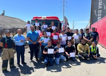 Entregan constancias de capacitación “Brigadas contra Incendios en el Sector Hotelero” en Los Cabos