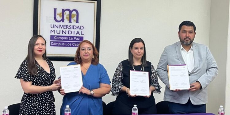 Universidad Mundial e INE firman convenio de colaboración